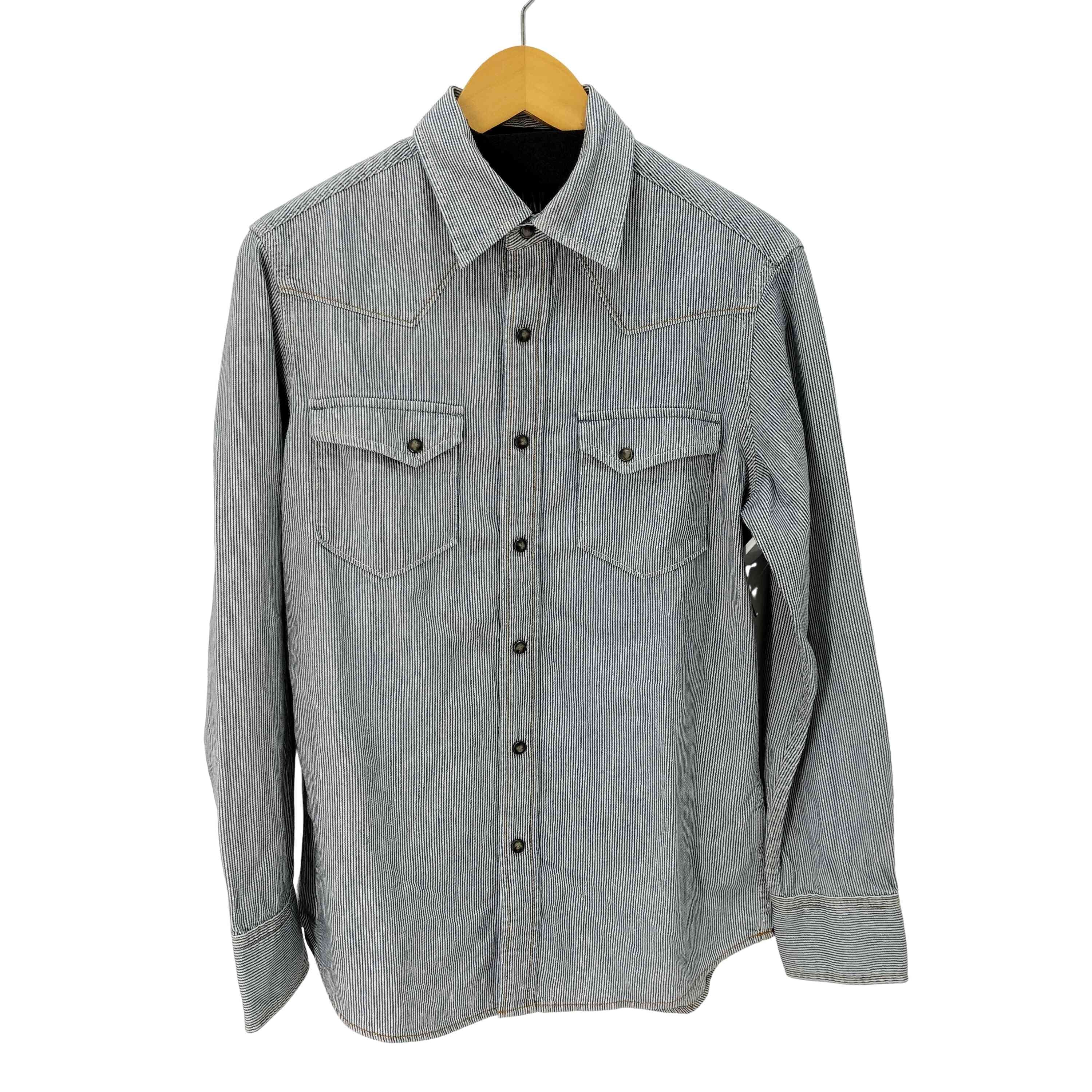 00S L/S ヒッコリーウエスタンシャツ【1138080930326】