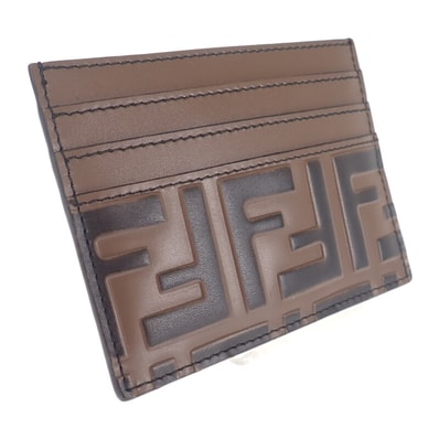 フェンディ FENDI FFロゴ ズッカ カードホルダー【中古】【Aランク】