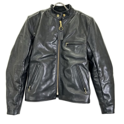 バンソン 84004A-02 ブラック B LEATHER JACKT 38