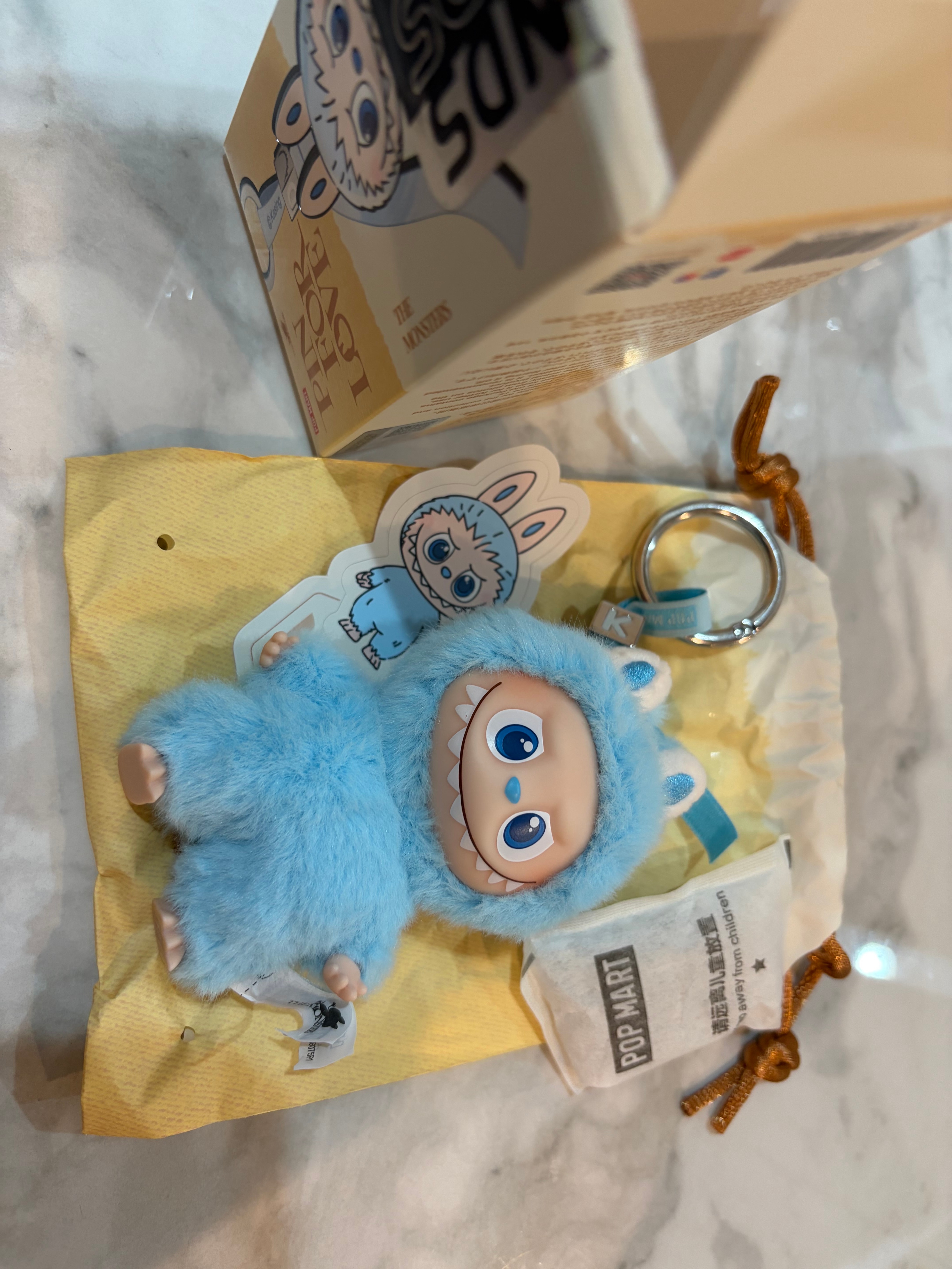 POP MART THE MONSTERS (LABUBU) Pin for Love Series-Vinyl Plush Pendant (A-M) K