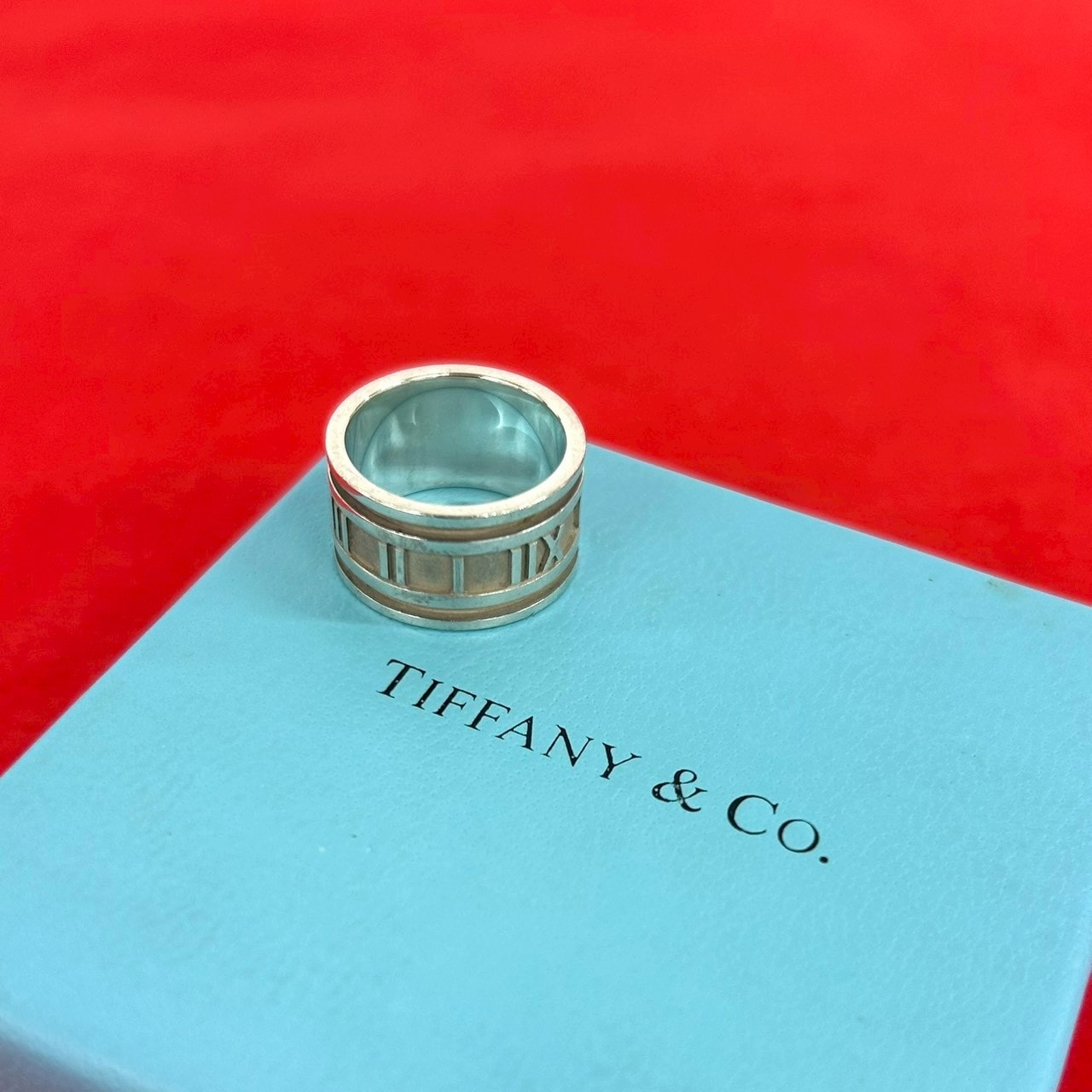 TIFFANY&Co. ティファニー ワイド アトラス リング シルバー925 リング・指輪 14号 シルバー
 27884
