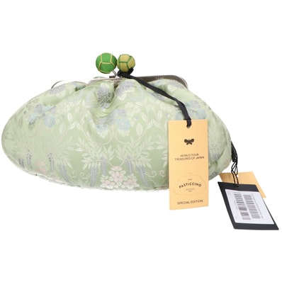 マックスマーラウィークエンド 芳文四季草花 シルク ジャガード ミディアム パスティチーノ バッグ