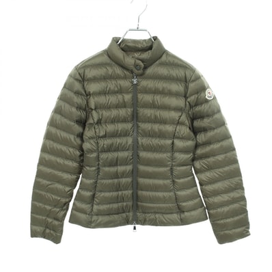 モンクレール MONCLER IGELLE ダウンジャケット 衣料品 アウター ナイロン レディース カーキ系 1A00068 【中古】