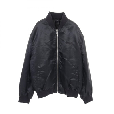 ヴェルサーチ VERSACE CITY LIGHTS ブルゾン 衣料品 アウター ナイロン メンズ ブラック系 / マルチカラー 10125841A090865X000 【中古】