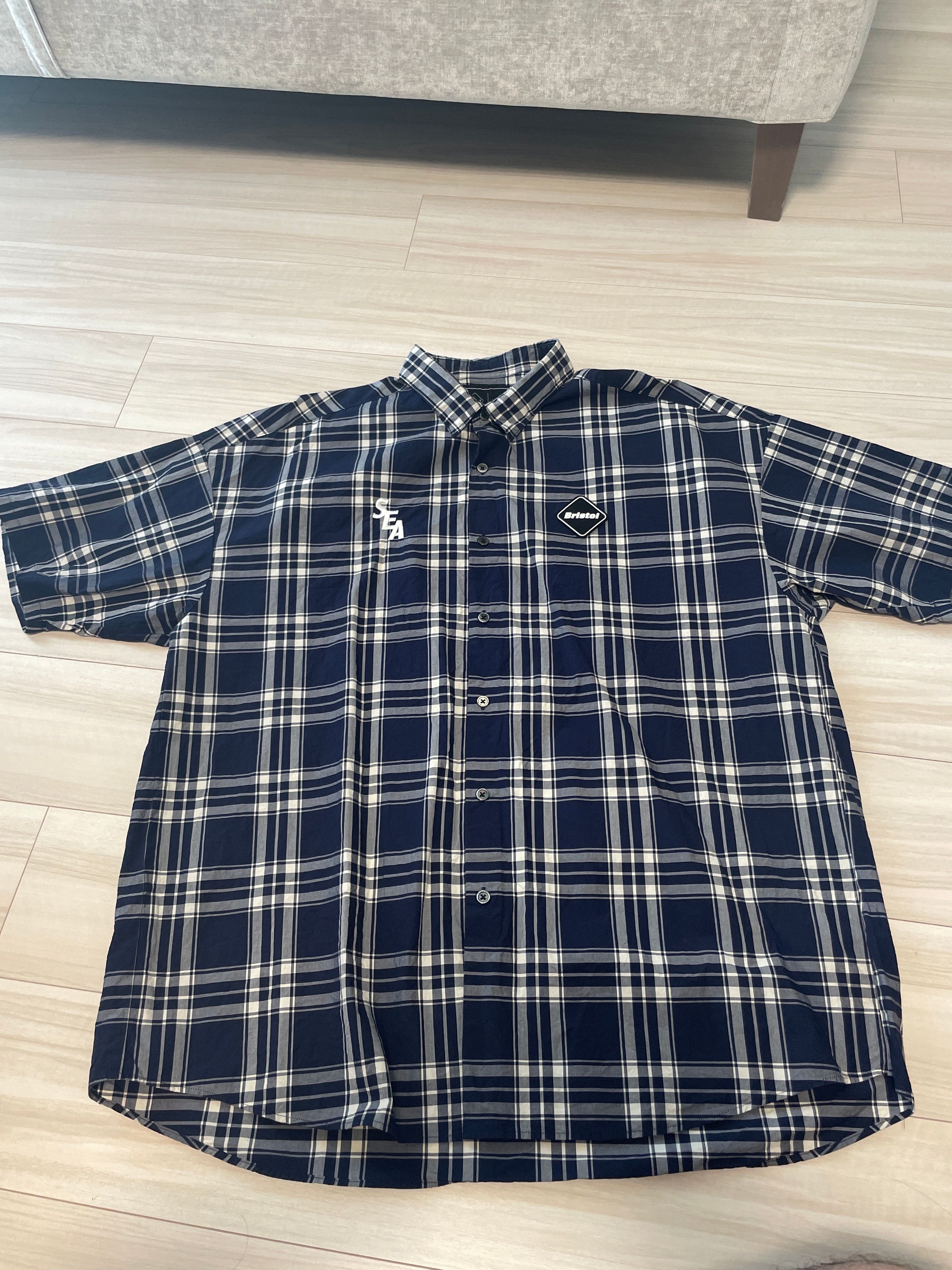 WIND AND SEA BRISTOL SEA S/S BAGGY SHIRT "Navy"