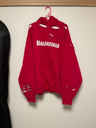 Balenciaga destroyed hoodie デストロイパーカー
