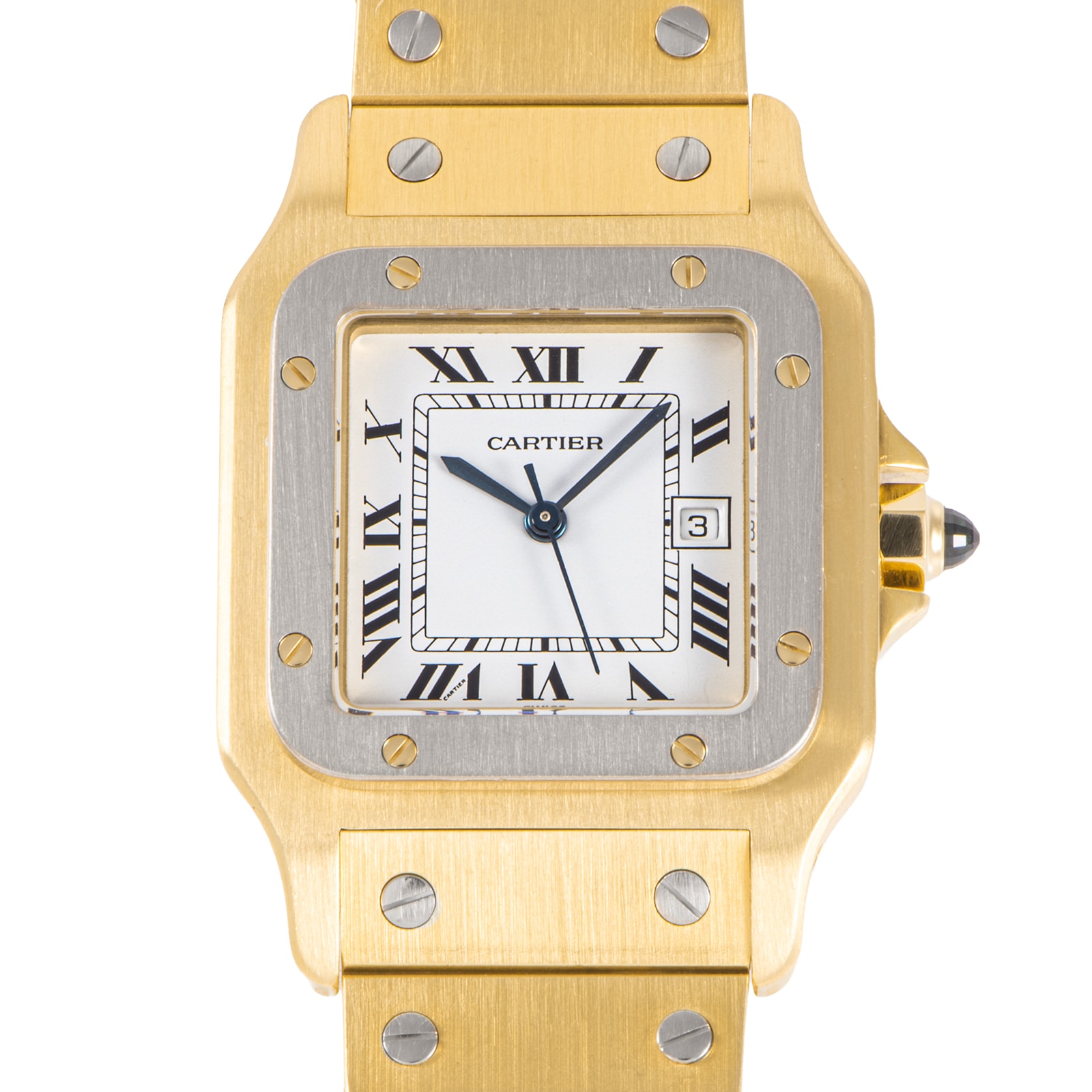 Cartier カルティエ サントスカレ LM 85348881(2960) YG/WG【中古】