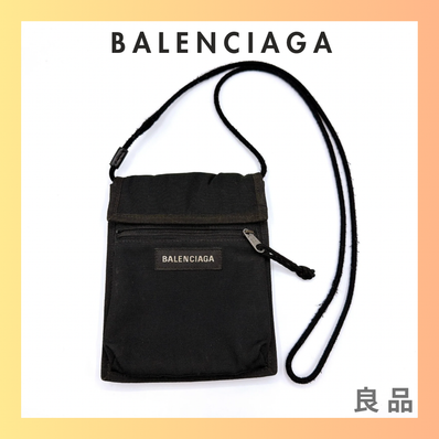 BALENCIAGA Explorer Nylon Mini Bag "Black"
