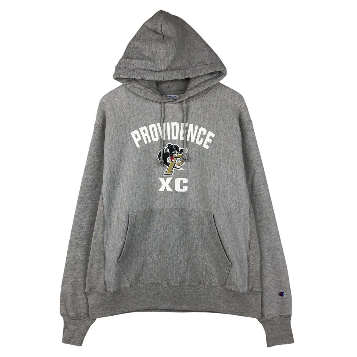 古着 チャンピオン Champion REVERSE WEAVE リバースウィーブ カレッジ キャラクター スウェットプルオーバーパーカー メンズL相当/eaa606139