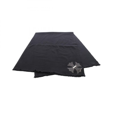 クロムハーツ CHROME HEARTS WHO'S SLEEPING NXT TO ME CHクロス パッチ アクセサリー レザー カシミヤ メンズ レディース ブラック系 レシート 【中古】