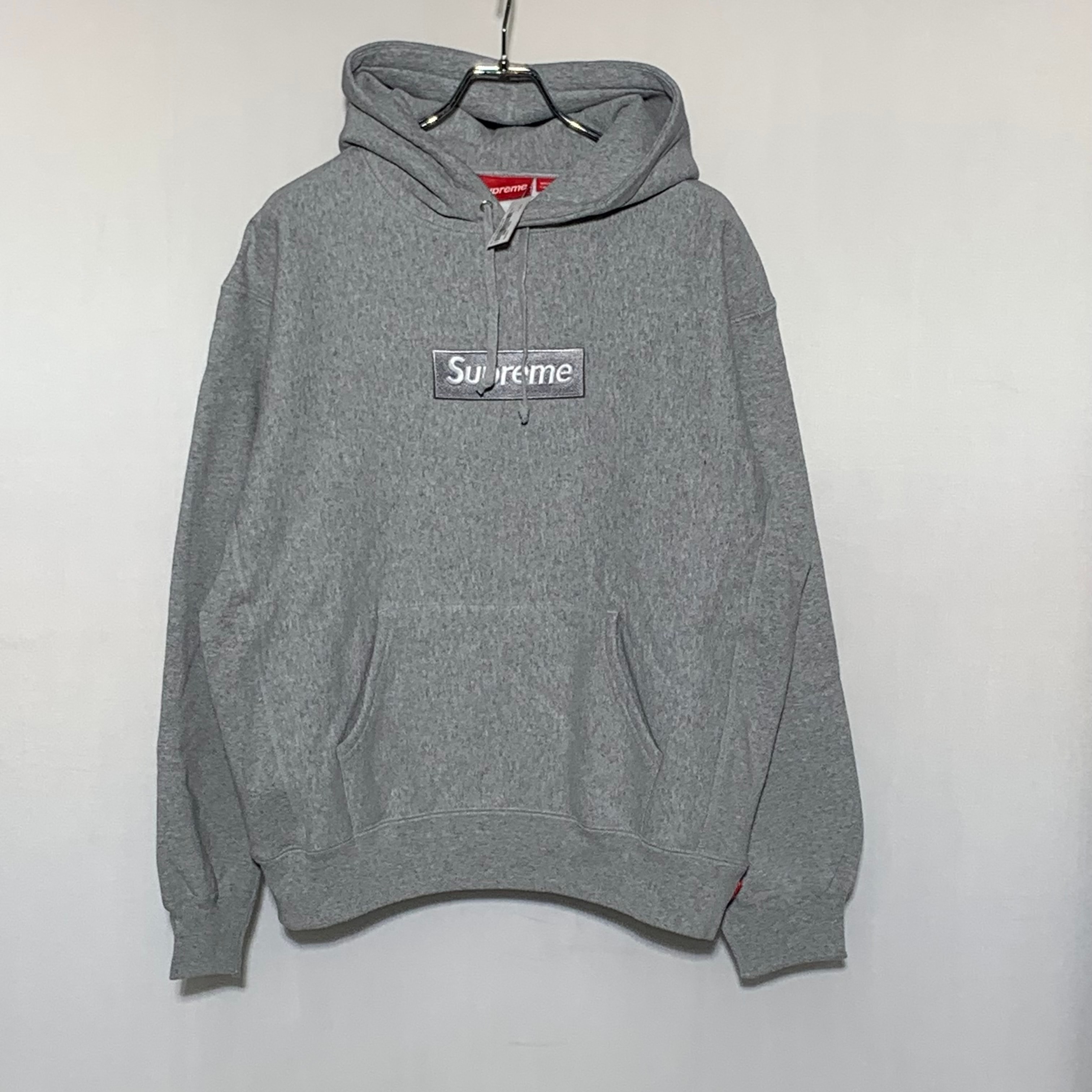 Supreme Box Logo Hooded Sweatshirt "Heather Grey" (24FW)