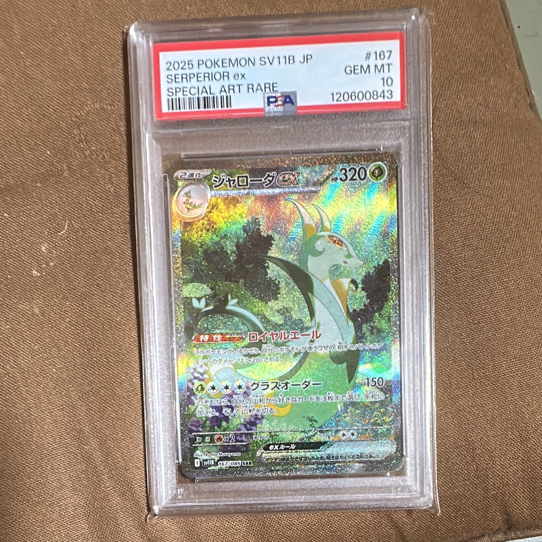 PSA10】ジャローダex SAR [SV11B 167/086](拡張パック「ブラックボルト