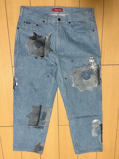 Supreme Nate Lowman Double Knee Painter Pant "Denim"
