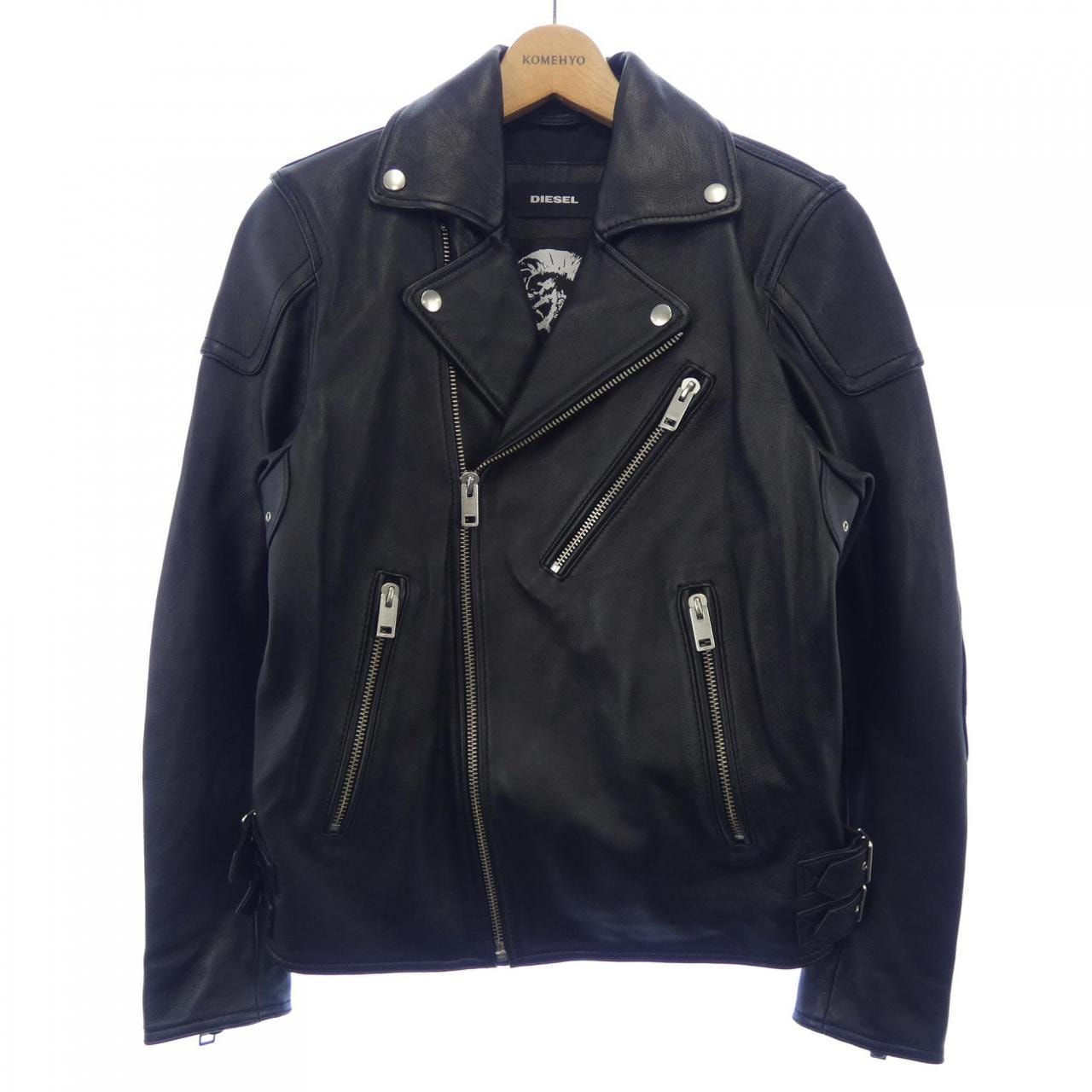 ディーゼル DIESEL レザーライダースジャケット