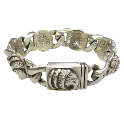 Chrome Hearts 6 Link CROW Link Bracelet "Silver"