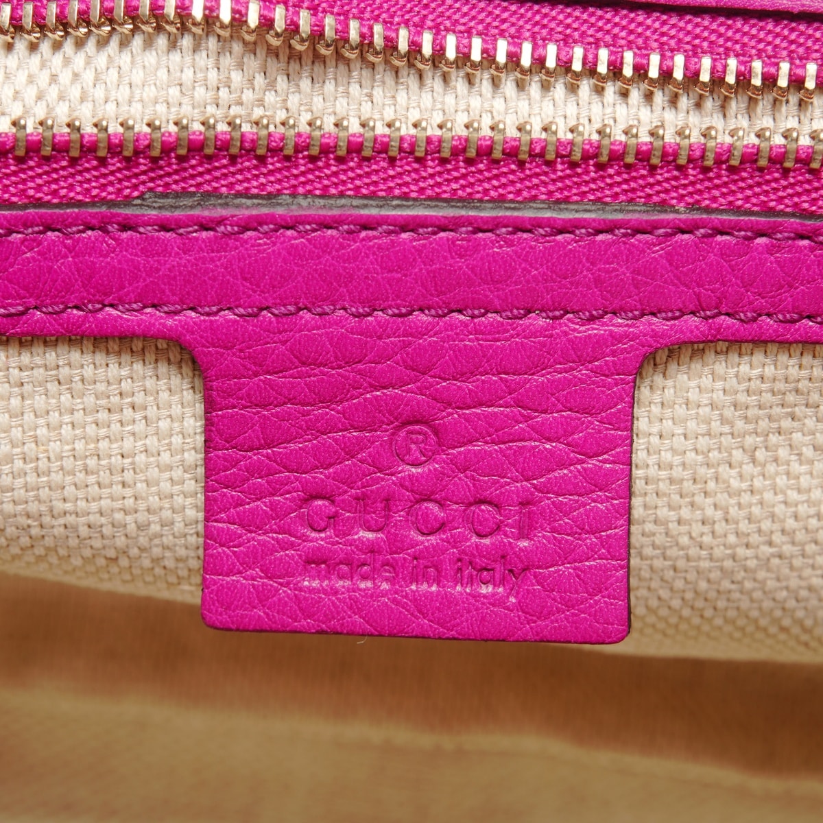 C (やや傷や汚れあり)】グッチ GUCCI ソーホー Gステッチ フリンジ