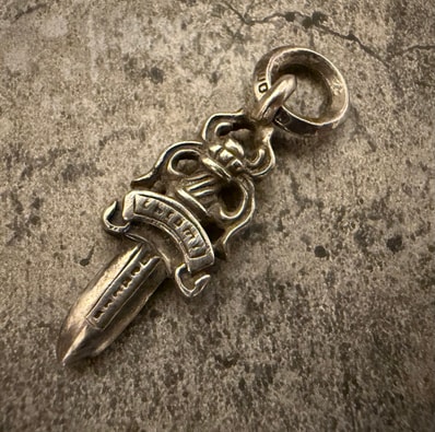 Chrome Hearts #5 Dagger Charm "Silver"