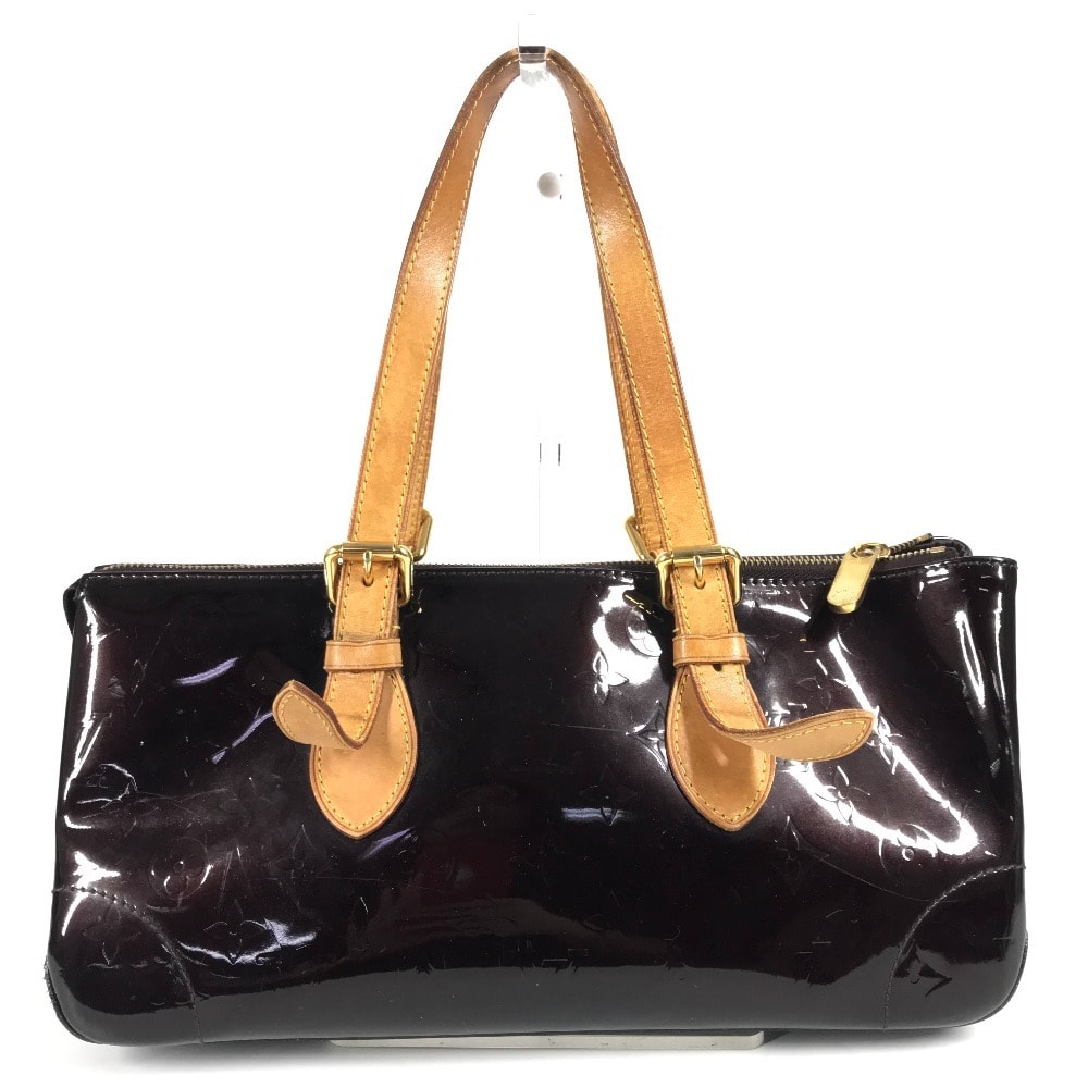 ルイヴィトン LOUIS VUITTON ローズウッドアヴェニュー M93510 モノグラムヴェルニ カバン 肩掛け ショルダーバッグ モノグラムヴェルニキャンバス アマラント パープル
