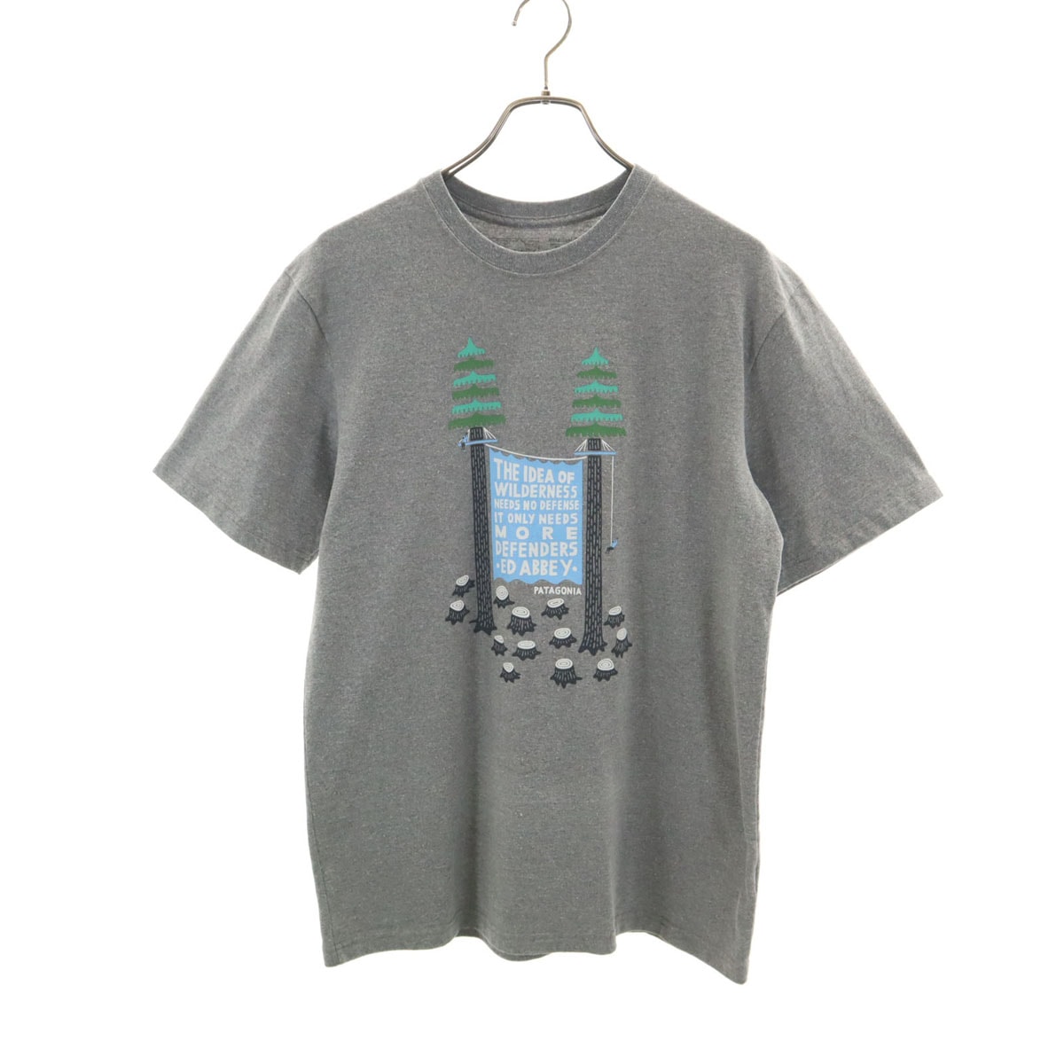 patagonia パタゴニア 半袖 Tシャツ S グレー 38446SP19 アウトドア