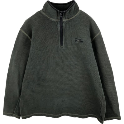 古着 ラルフローレン Ralph Lauren ハーフジップ ロングTシャツ ロンT 北マリアナ諸島製 メンズL相当/eaa684595