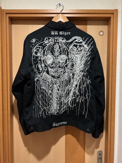 Supreme H.R. Giger Embroidered Work Jacket Supreme H.R. Giger Embroidered Work Jacket