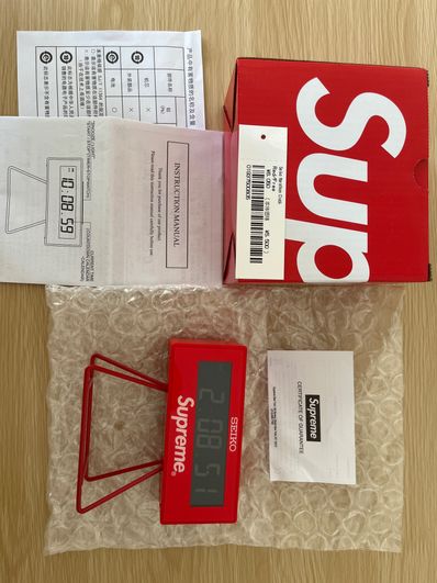 Supreme / Seiko Marathon Clock "Red"