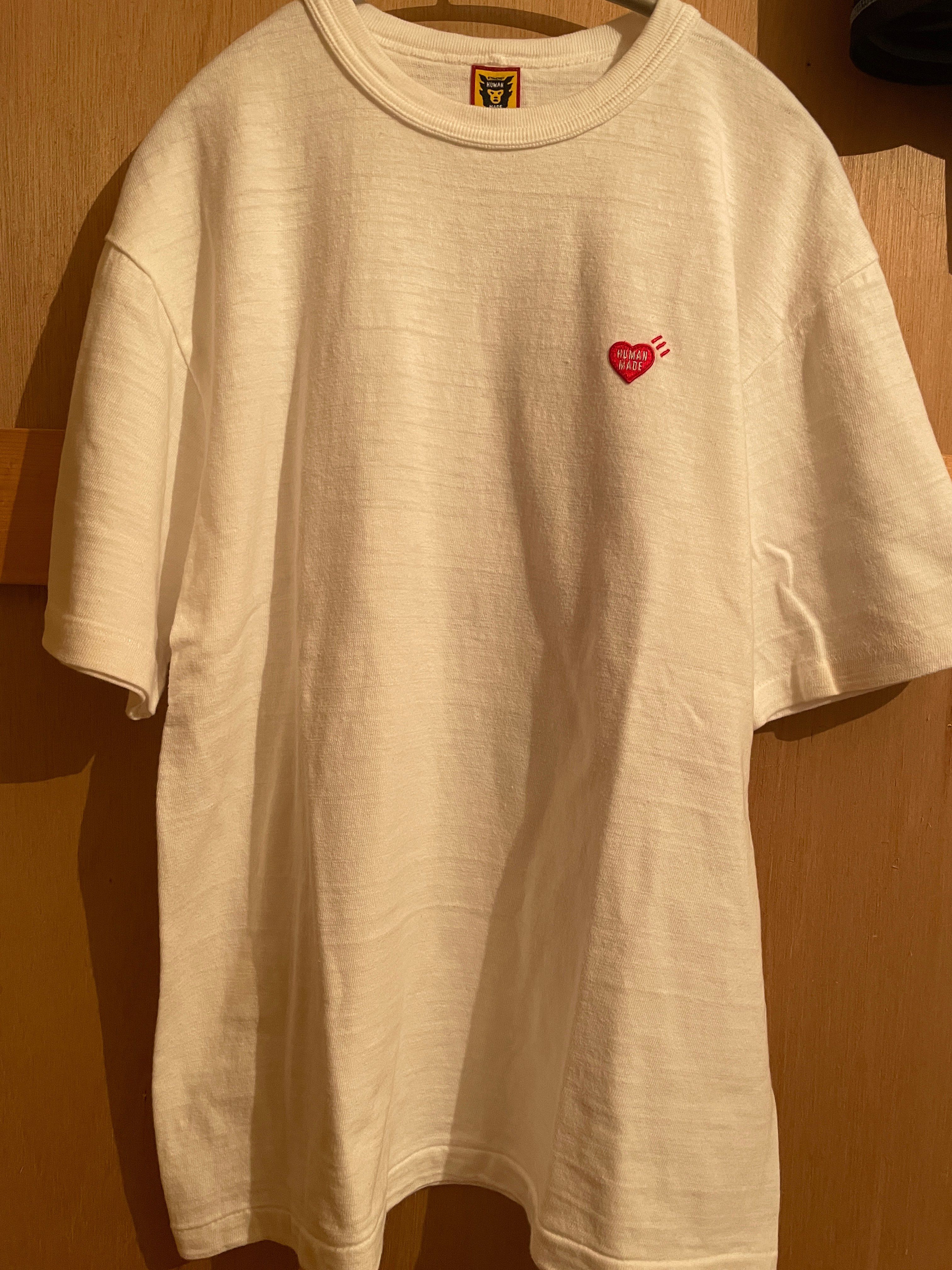 HUMAN MADE HEART BADGE T-SHIRT "White"