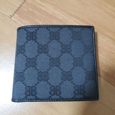 GUCCI x Balenciaga The Hacker Folded Wallet Canvas Jacquard "Black"