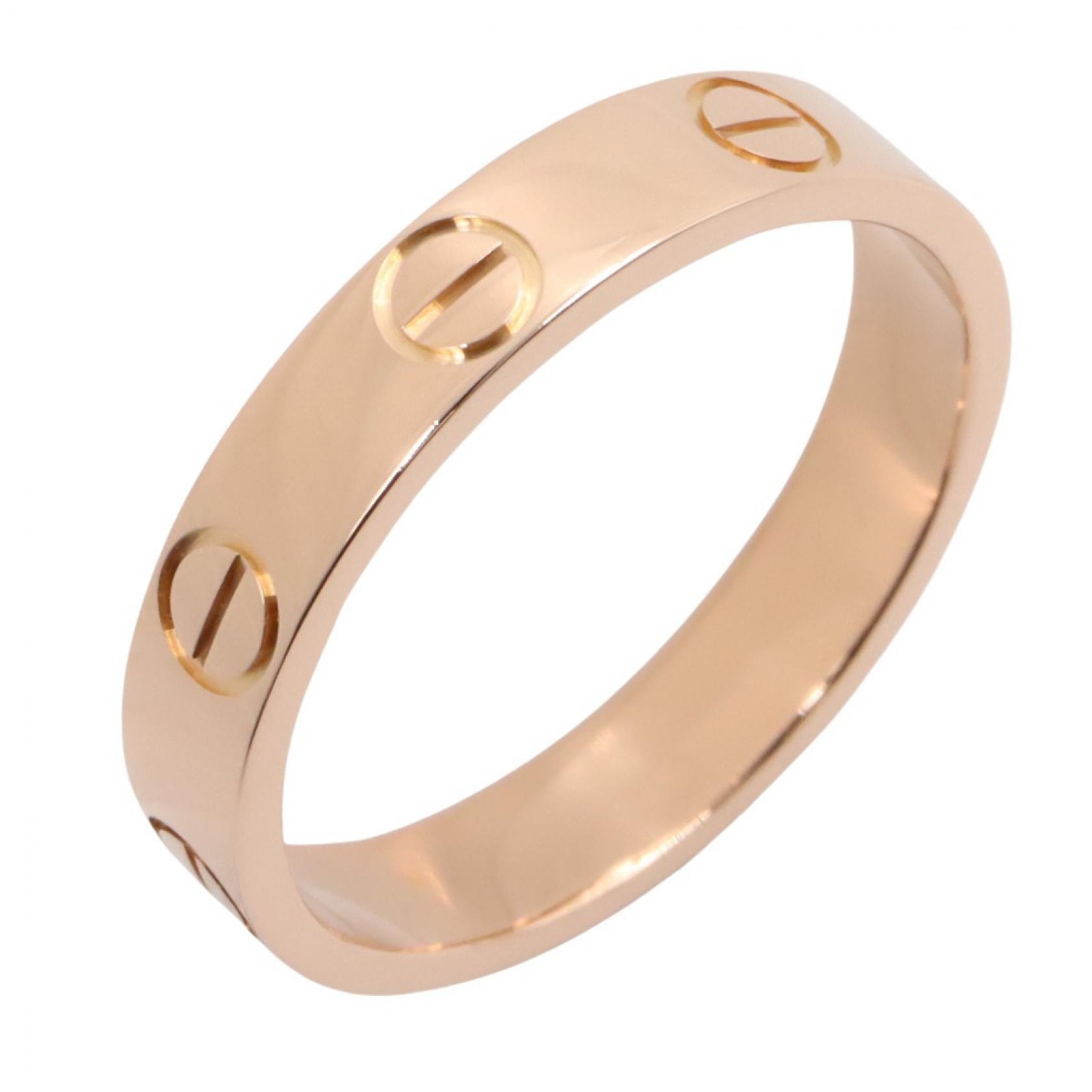 カルティエ CARTIER ミニラブリング リング・指輪 ジュエリー K18PG(ピンクゴールド) レディース ゴールド系 B4085200 【中古】
