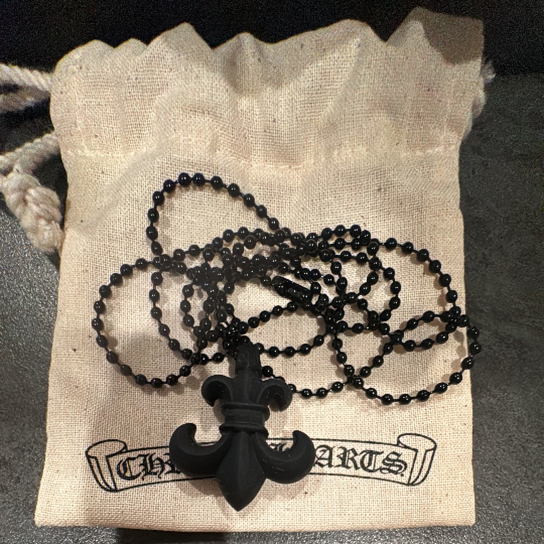 クロムハーツ BSフレアシリコンネックレス