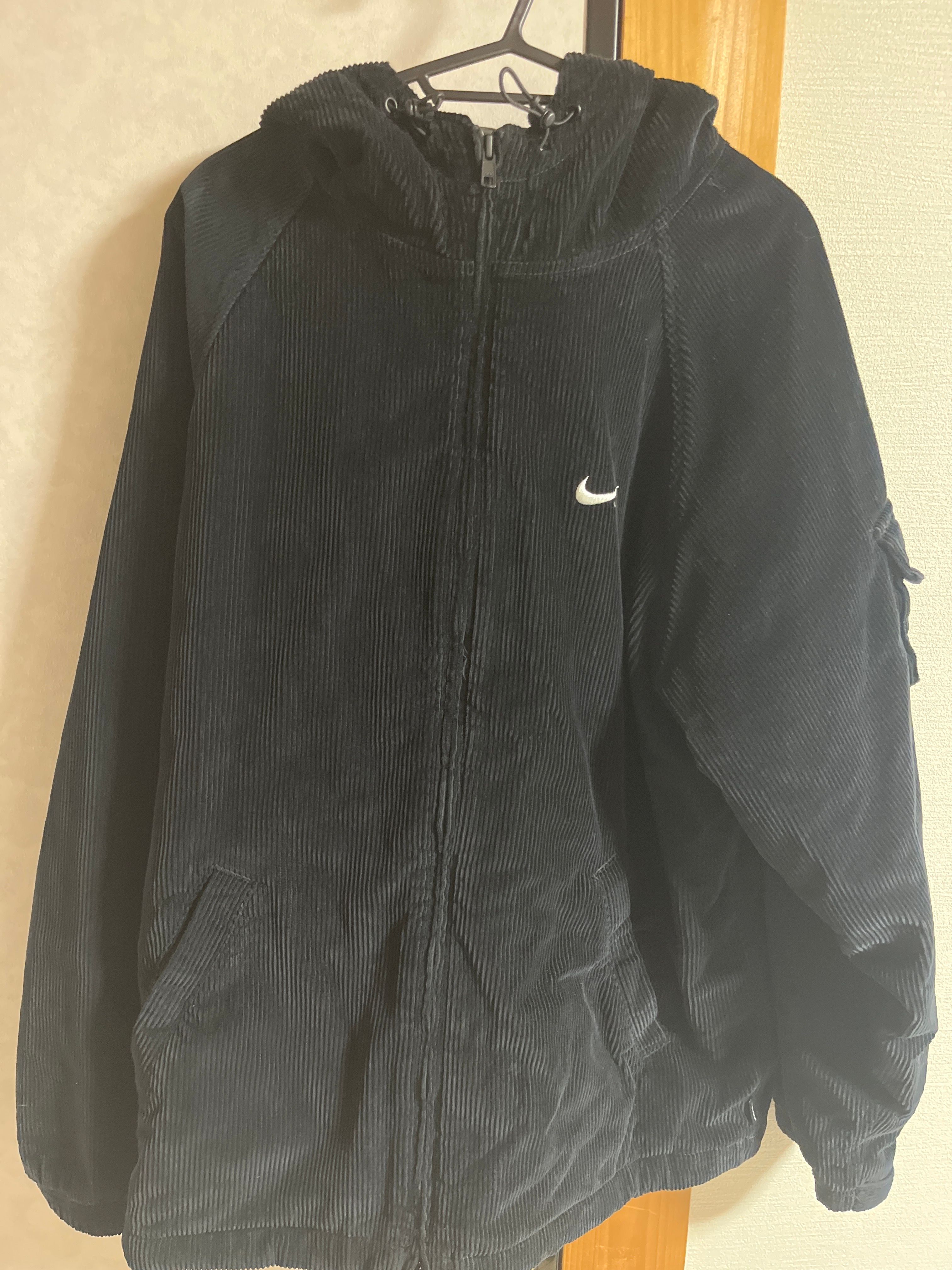 Supreme / Nike Arc Corduroy Hooded Jacket "Black"