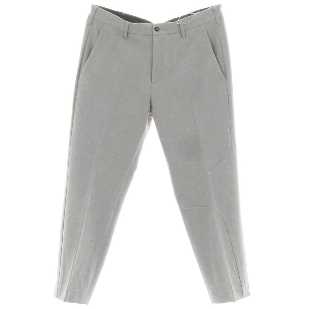 【中古】デサント DESCENTE ストレッチ ポリエステルレーヨン カジュアルスラックスパンツ グレー【サイズ2XO】【メンズ】