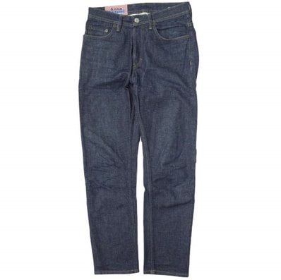 Acne Studios Bla Konst アクネ ストゥディオズ ブロコンスト イタリア製 5ポケットスキニーデニムパンツ 1159-343-6670 28 Indigo テーパード ジーンズ ボタンフライ ボトムス g13235
