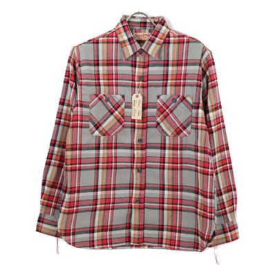 シュガーケーン 【新品同様】SC29565 TWILL CHECK WORKSHIRT ツイルチェック ワークシャツ M