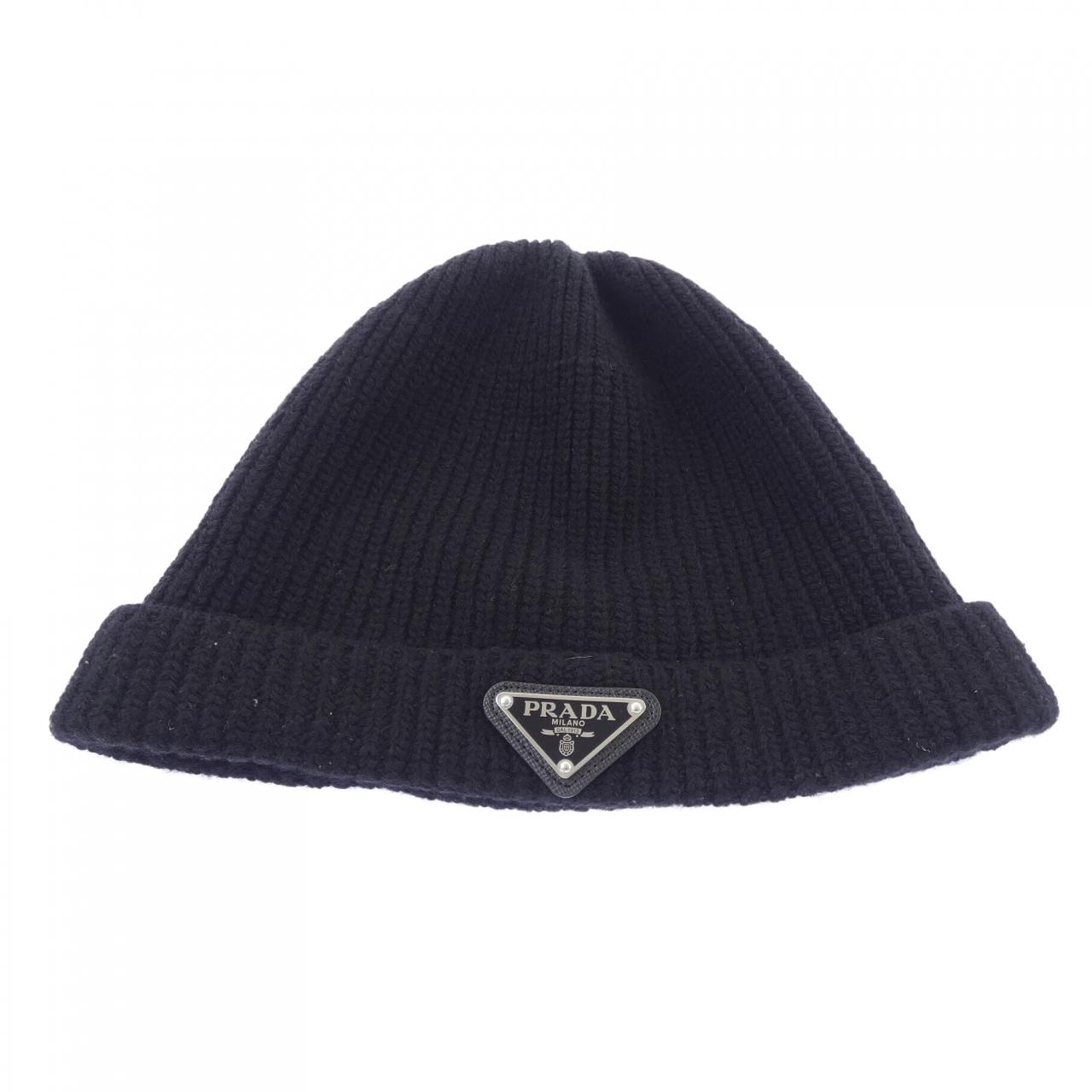 プラダ PRADA トライアングルロゴ UMD489 S211 3IM ニットキャップ