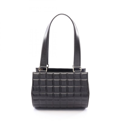 シャネル CHANEL チョコバー ハンドバッグ バッグ ラムスキン(羊革) レディース ブラック系 【中古】