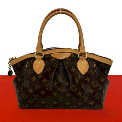 LOUIS VUITTON ルイヴィトン ティヴォリ PM モノグラム レザー PVC ハンドバッグ ブラウン
19763