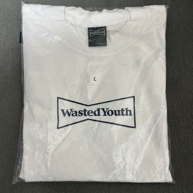 Wasted Youth FLOWER CAN TEE "White" / VERDY