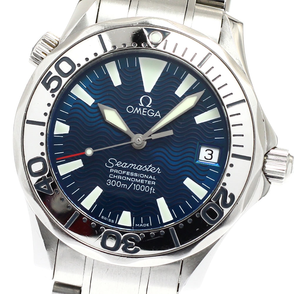 オメガ シーマスター300 デイト 2253.80 ボーイズ 【中古】