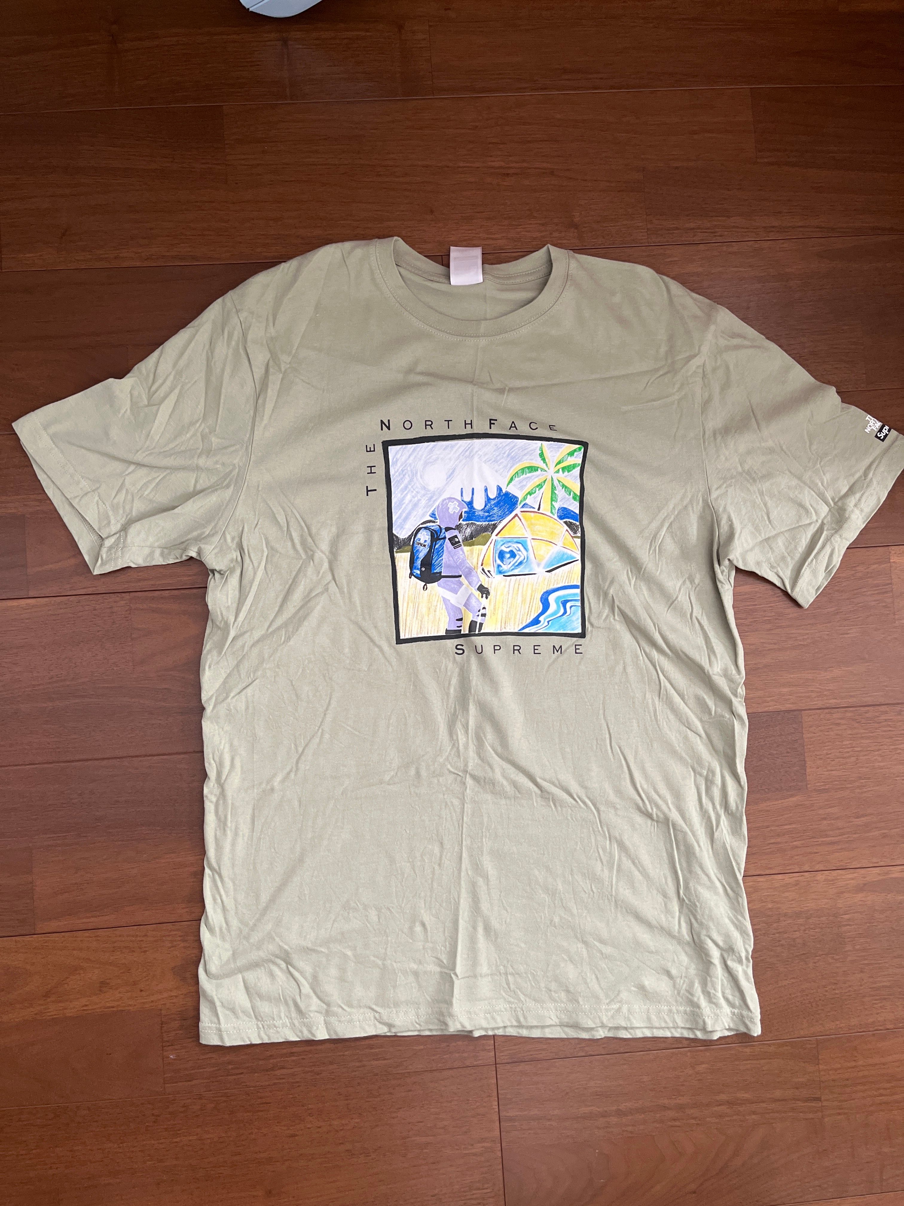Supreme x The North Face Sketch S/S Top "Sage"