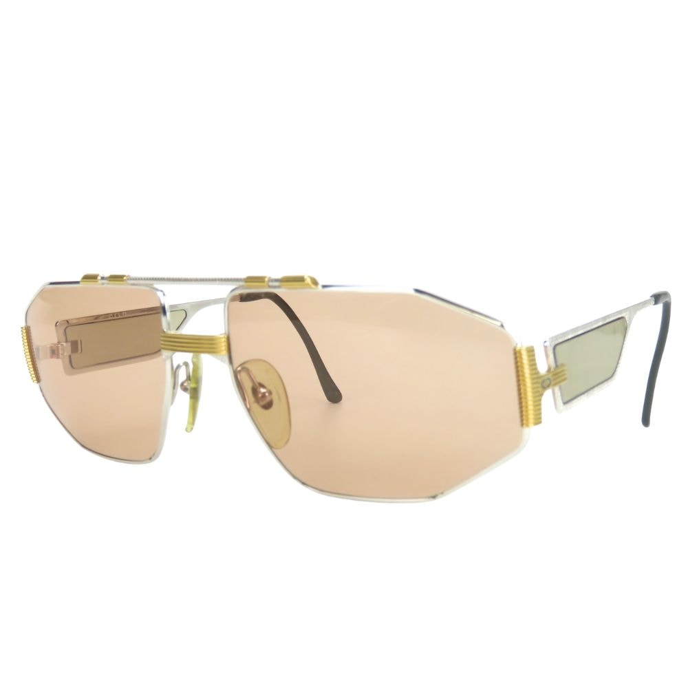 【中古】 クリスチャンディオール サングラス プラスチック メタル ブラウン 2427 74 61□17 140 レディース 女性 Christian Dior