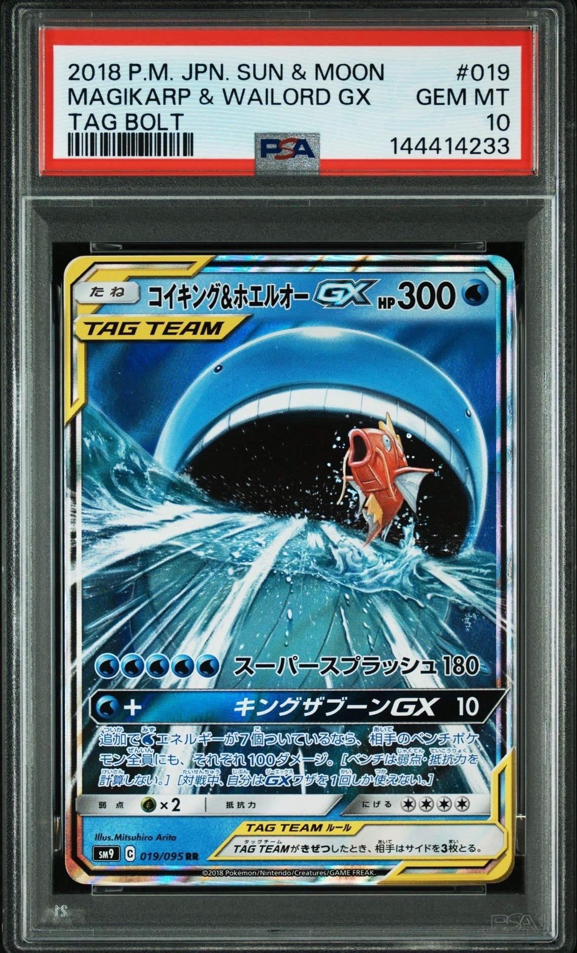 コイキング&ホエルオーGX RR [SM9 019/095](拡張パック「タッグボルト