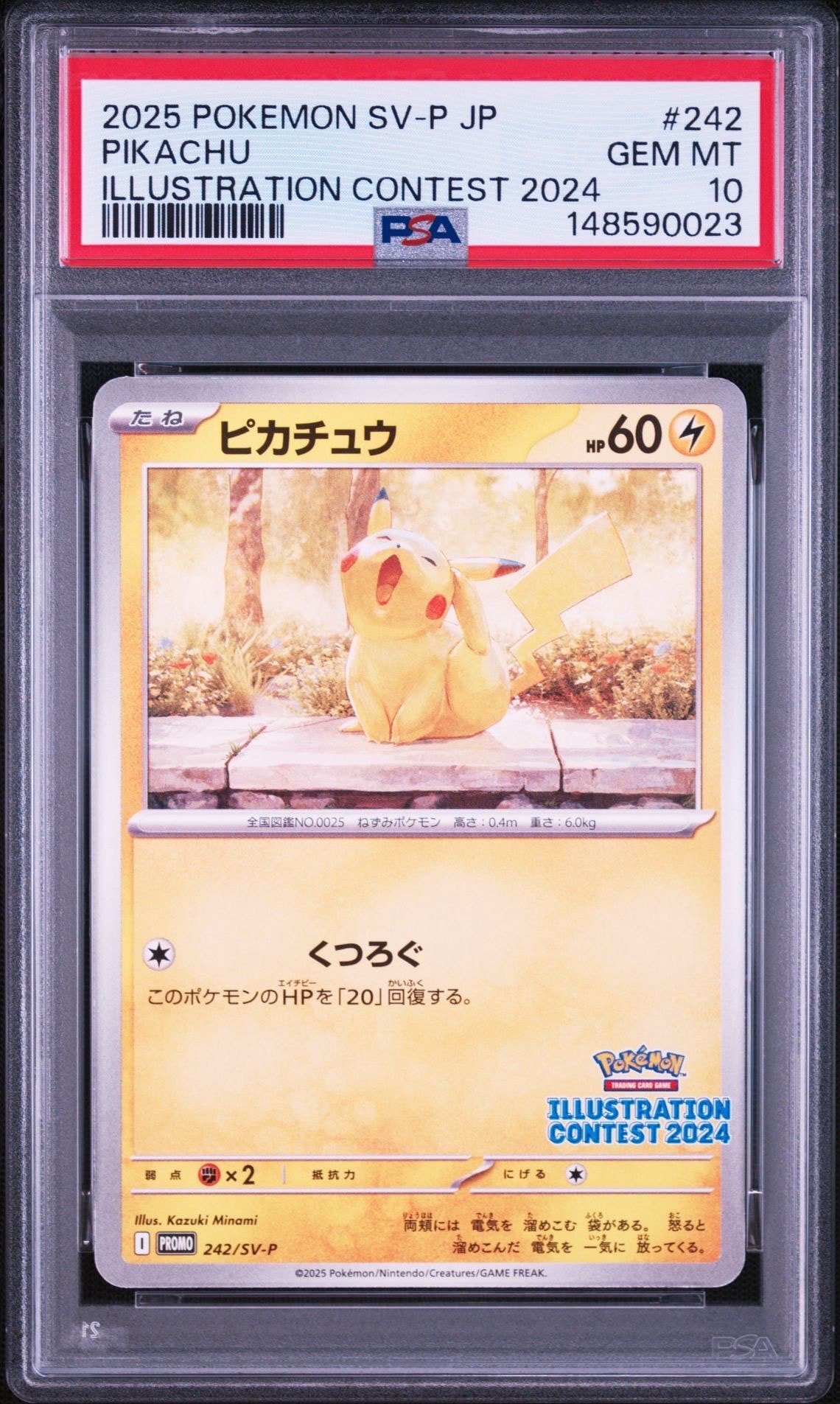 ピカチュウ [SV-P 242](プロモカードパック「イラストレーション