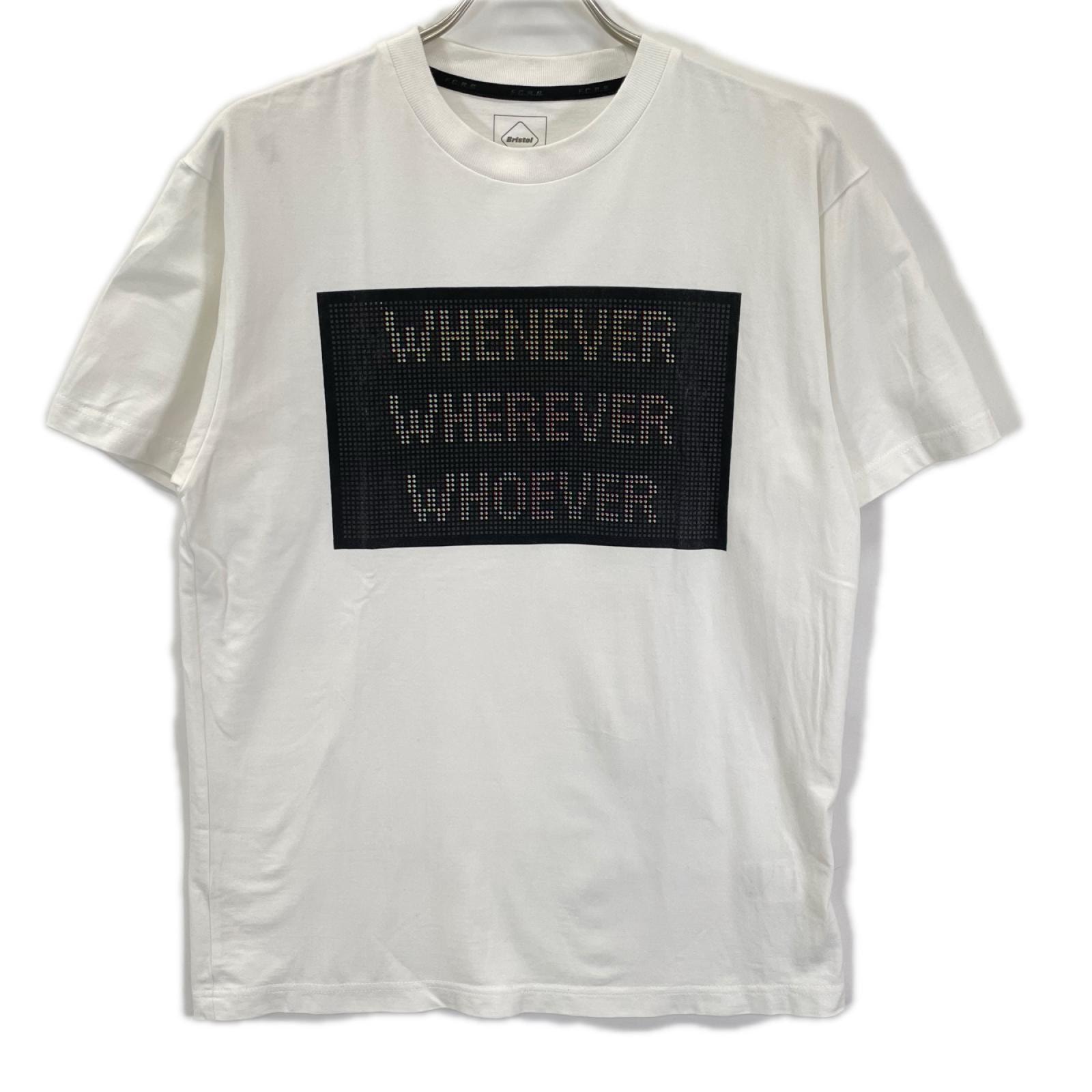 エフシーリアルブリストル 252104 ホワイト シグナル コットン Tシャツ S