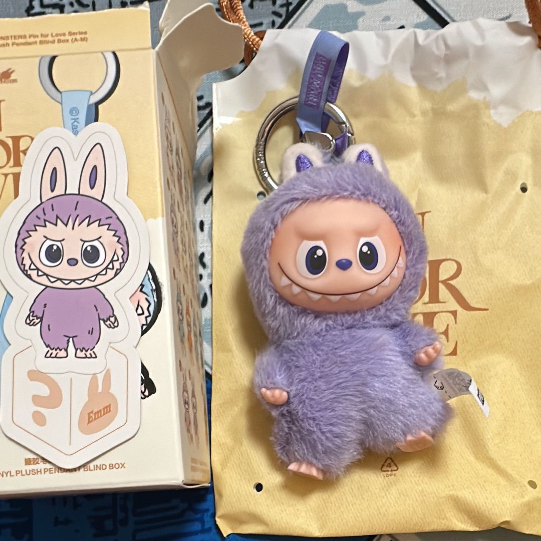 POP MART THE MONSTERS (LABUBU) Pin for Love Series-Vinyl Plush Pendant (A-M) ?