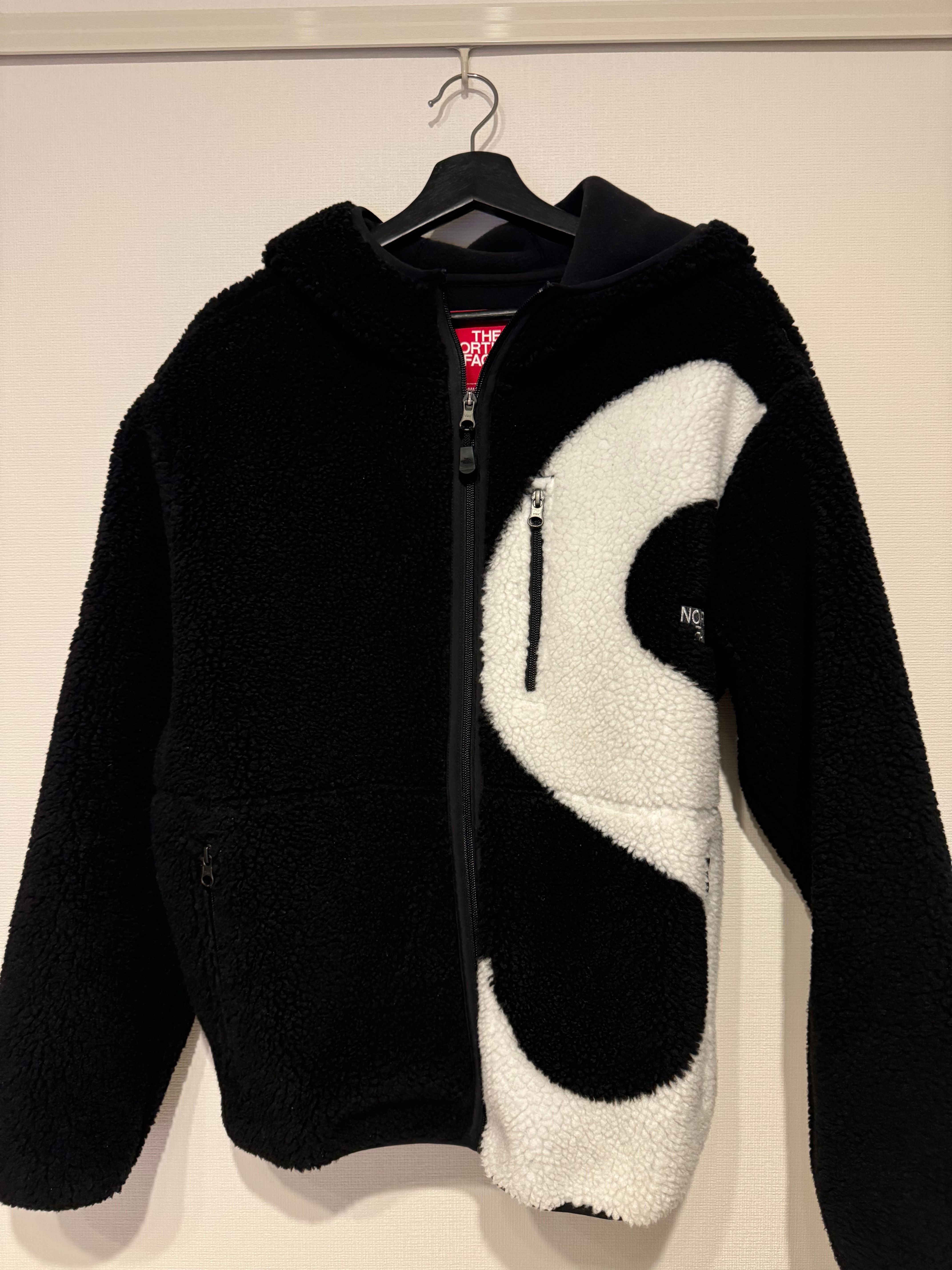 Supreme x The North Face S Logo Hooded Fleece Jacket "Black"