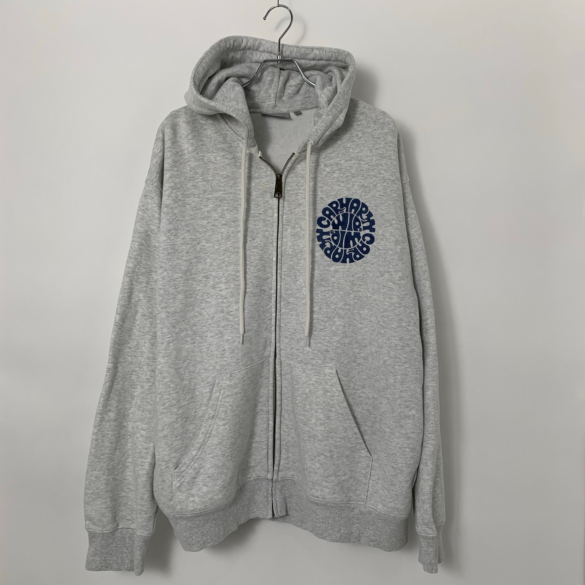 Carhartt WIP Hooded Jazzy Sweat Jacket "Ash Heather/Blue Iris"