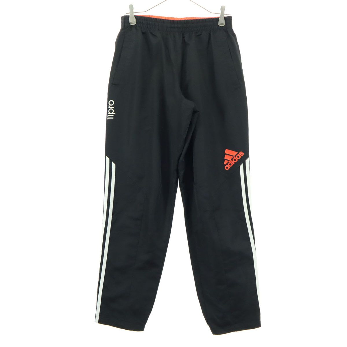 adidas アディダス ワンポイントロゴ トラックパンツ L ブラック