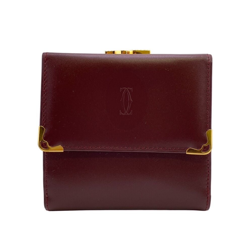 新品・未使用(ワケあり)】カルティエ CARTIER 三つ折り財布