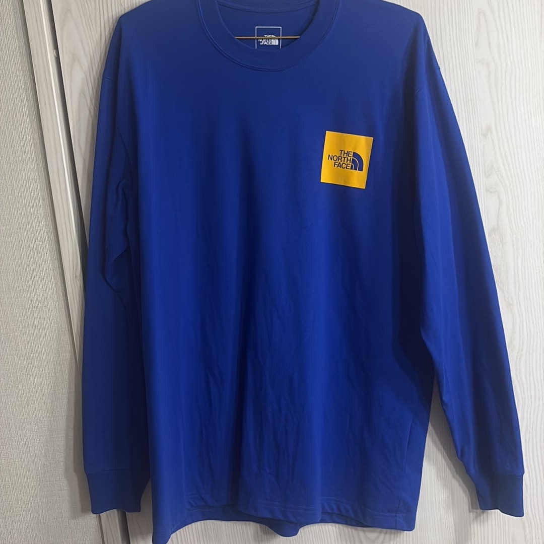 The North Face Long Sleeve Square Logo Tee "TNF Blue"